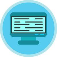 Monitor Screen Vector Icon Design