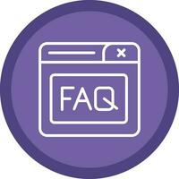 Faq Vector Icon Design
