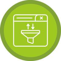 Funnel Vector Icon Design