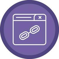 Web Link Vector Icon Design