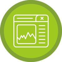 Graph Vector Icon Design