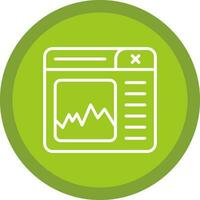 Graph Vector Icon Design