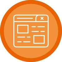 Web Site Vector Icon Design