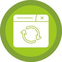 Refresh Page Vector Icon Design