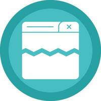 Broken Link Vector Icon Design