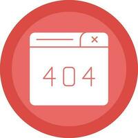 404 Error Vector Icon Design