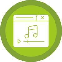 Music Player Vector Icon Design