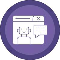 Chatbot Vector Icon Design