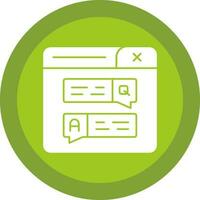 Forum Vector Icon Design
