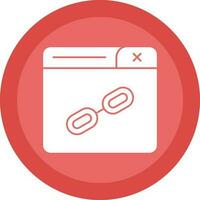 Web Link Vector Icon Design