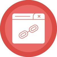 Web Link Vector Icon Design