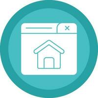 Home Page Vector Icon Design