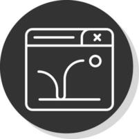 Bounce Rate Vector Icon Design