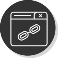 Web Link Vector Icon Design