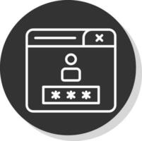 Login Vector Icon Design