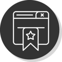 Bookmarked Vector Icon Design