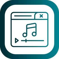 Music Player Vector Icon Design