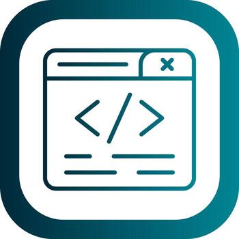diseño de icono de vector de programación web