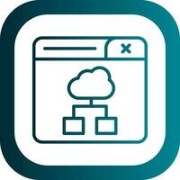 Cloud Computing Vector Icon Design