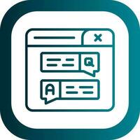 Forum Vector Icon Design