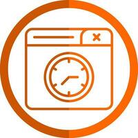 Clock Vector Icon Design