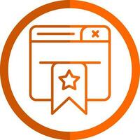 Bookmarked Vector Icon Design