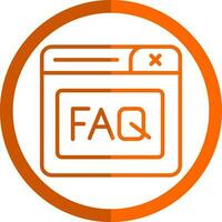 Faq Vector Icon Design