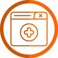 New Window Vector Icon Design