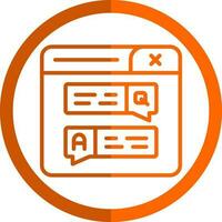 Forum Vector Icon Design