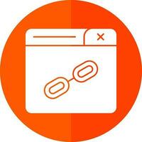 Web Link Vector Icon Design