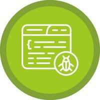 Bug Vector Icon Design