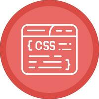 Css Coding Vector Icon Design