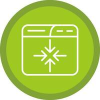 Minimize Vector Icon Design