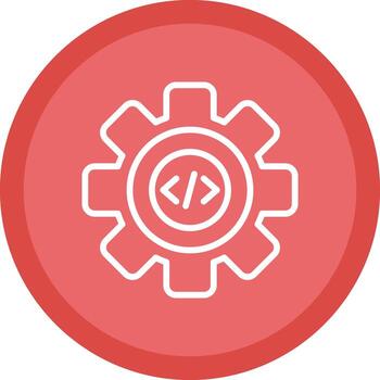 Coding Vector Icon Design