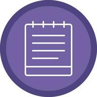 Notebook Vector Icon Design