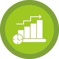 Bar Chart Vector Icon Design
