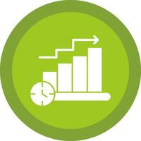 Bar Chart Vector Icon Design