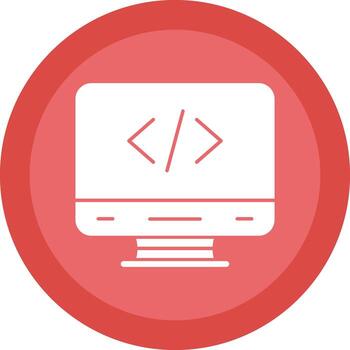 Coding Vector Icon Design
