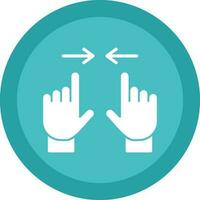Zoom In Vector Icon Design