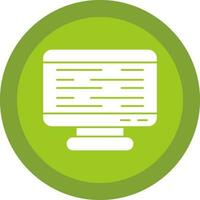 Monitor Screen Vector Icon Design