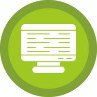 Monitor Screen Vector Icon Design