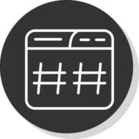 hastag vector icono diseño