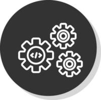 Processing Vector Icon Design