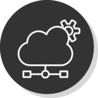 Cloud Computing Vector Icon Design