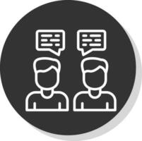 Dialog Vector Icon Design