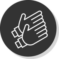 Clapping Vector Icon Design