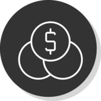 Coin Vector Icon Design