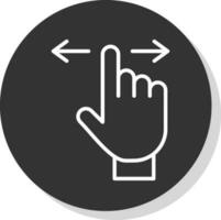Swipe Vector Icon Design