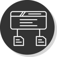 Data Flow Vector Icon Design