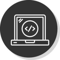 Web Coding Vector Icon Design